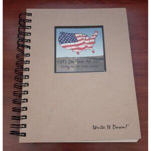 World Market Write it Down Travel Vacation Journal Visiting the United States